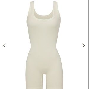 NWT SKIMS COTTON RIB ONESIE | S